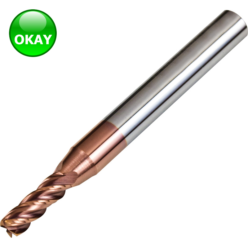 CORNER CHAMFER CARBIDE END MILL 4MM 4 FLUTES