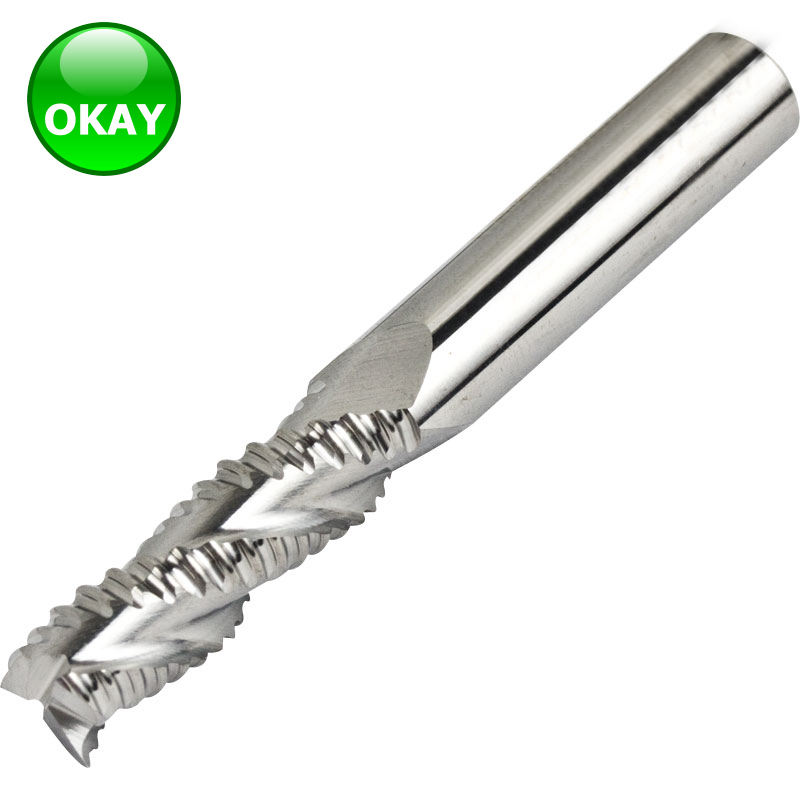 3 FLUTE ROUGHING CARBIDE END MILL FOR ALUMINIUM